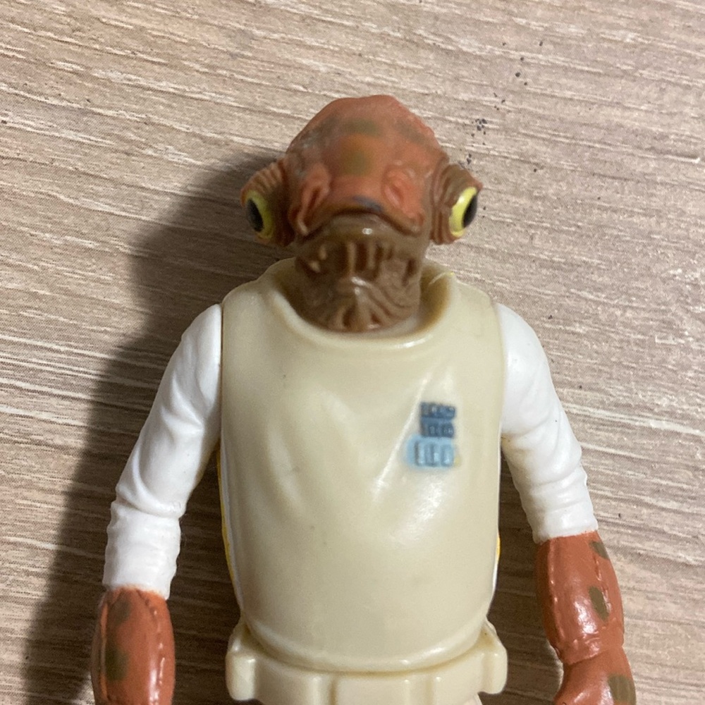 Star Wars Admiral Ackbar 4" Action Figure Loose 1997 Power of the Force Kenner